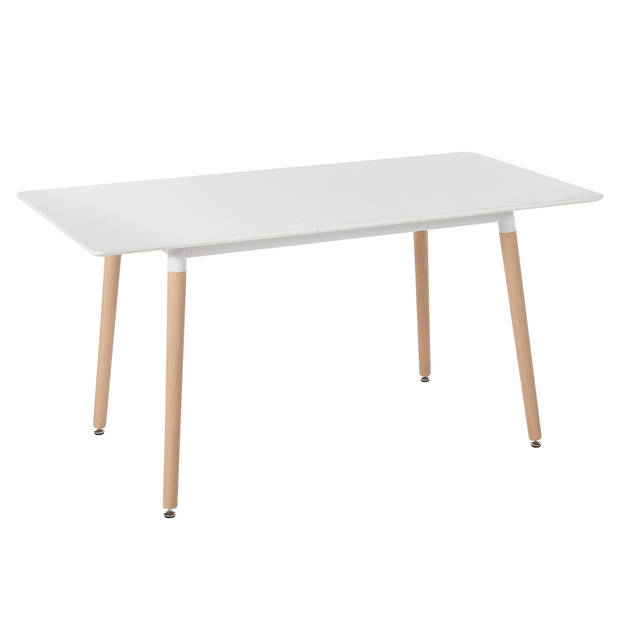 Beliani MIRABEL - Eettafel-Wit-MDF