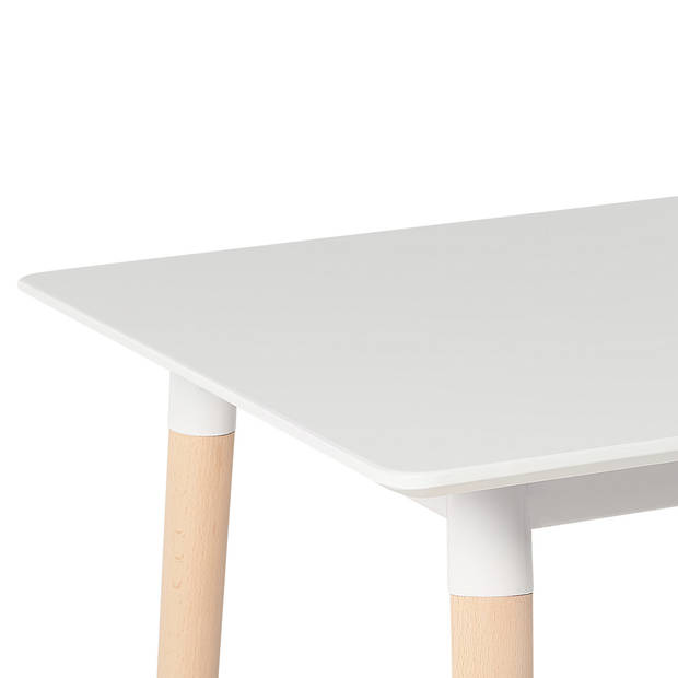 Beliani MIRABEL - Eettafel-Wit-MDF