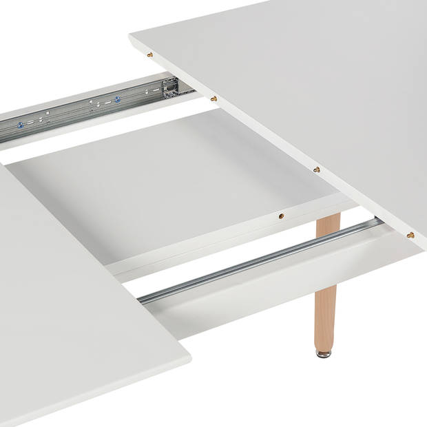 Beliani MIRABEL - Eettafel-Wit-MDF