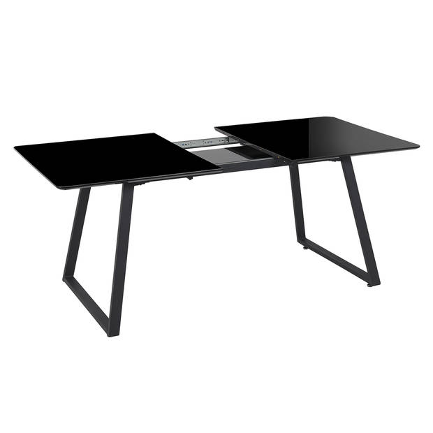 Beliani TOURAN - Eettafel-Zwart-MDF