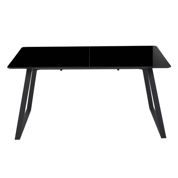 Beliani TOURAN - Eettafel-Zwart-MDF