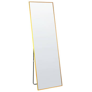 Beliani BEAUVAIS - Staande spiegel-Goud-Aluminium