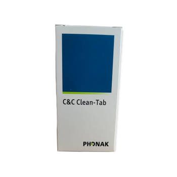 Phonak C&C Clean-tab - bruistabletten voor oorstukjes hoortoestellen gehoorbescherming