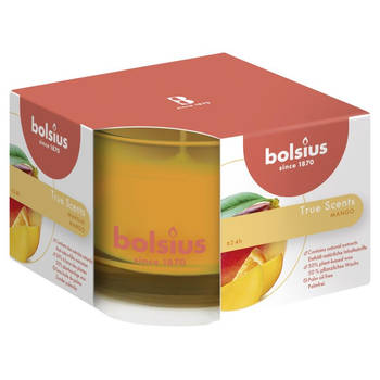 Bolsius Geurkaars True Scents Mango - 6 cm / ø 9 cm