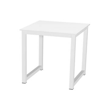 Keukentafel - bureau tafel - 75 x 75 cm - wit