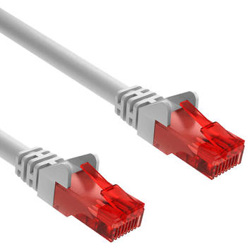 Cat 6 - U/UTP - Netwerkkabel - Patchkabel - Internetkabel - 10 Gbps - 5 meter - Grijs - Allteq