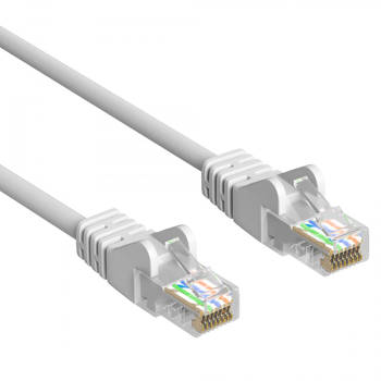 Cat 5e - U/UTP - Netwerkkabel - Patchkabel - Internetkabel - 1 Gbps - 50 meter - Wit - Allteq