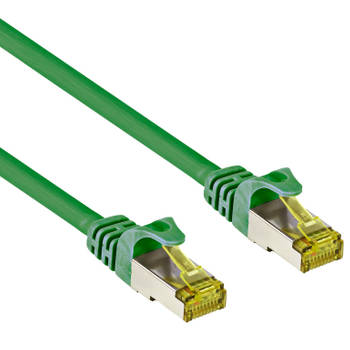 Cat 7 - S/FTP - Netwerkkabel - Patchkabel - Afgeschermd - 10 Gbps - 20 meter – Groen - Allteq