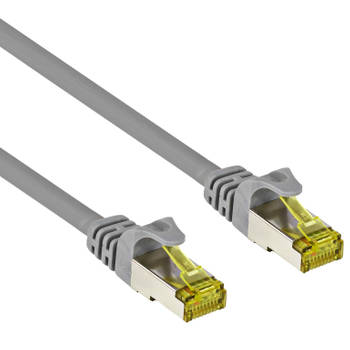 Cat 7 - S/FTP - Netwerkkabel - Patchkabel - Afgeschermd - 10 Gbps - 1.5 meter - Grijs - Allteq