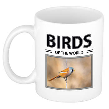 Foto mok Baardmannetje vogel beker - birds of the world cadeau Baardmannetjes liefhebber - feest mokken