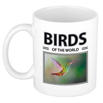 Foto mok Kolibrie beker - birds of the world cadeau Kolibries liefhebber - feest mokken