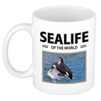 Foto mok Orka beker - sealife of the world cadeau zwaardwalvis liefhebber - feest mokken