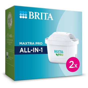 BRITA filterpatronen - Waterfilterpatronen - MAXTRA PRO All-IN-1 - 2-Pack - Voordeelverpakking