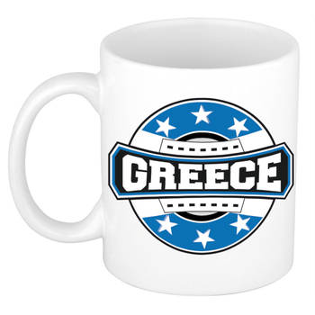 Greece / Griekenland logo supporters mok / beker 300 ml - feest mokken