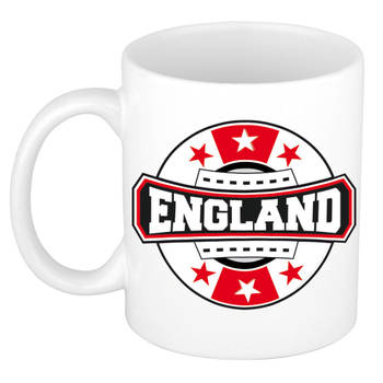 England / Engeland / Verenigd Koninkrijk logo supporters mok / beker 300 ml - feest mokken