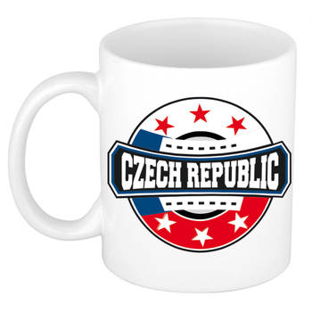 Czech republic / Tsjechie / Tjechische republiek logo supporters mok / beker 300 ml - feest mokken