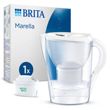 BRITA - Waterfilterkan - Marella Cool - 2,4L - Wit - incl. 1 MAXTRA PRO ALL-IN-1 filterpatroon