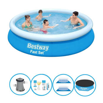 Bestway Zwembad Fast Set - Inclusief accessoires - 366x76 cm