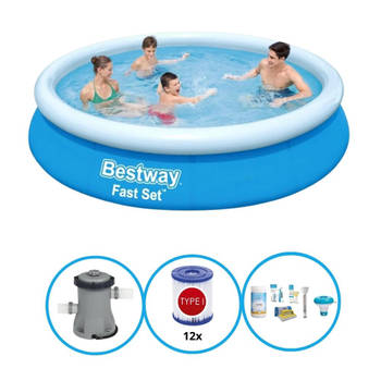 Bestway Zwembad Fast Set - Zwembad Bundel - 366x76 cm