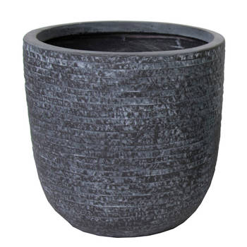Utah egg pot graphite d55 x h51