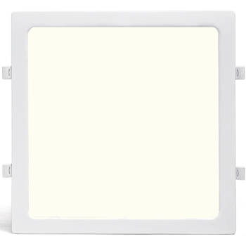 LED Paneel - Downlight - Aigi - Natuurlijk Wit 4000K - 24W - 30x30 - Inbouw - Vierkant - Wit - Flikkervrij
