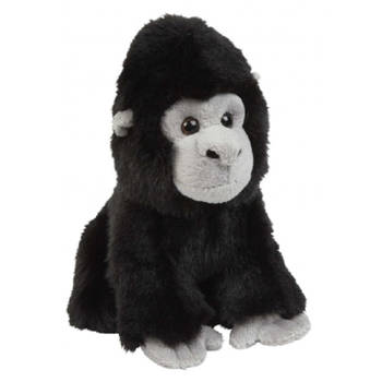 Pluche knuffel dieren Gorilla aap 18 cm - Knuffeldier