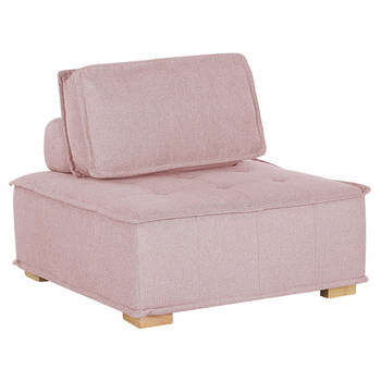 Beliani TIBRO - Modulaire Sofa-Roze-Polyester