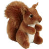 Pluche knuffel dieren Rode Eekhoorn van 18 cm - Knuffel bosdieren