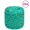 vidaXL Boottouw 18 mm 25 m polypropyleen groen