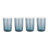 Bitz Waterglas Kusintha - Blauw - 280 ml - 4 stuks
