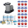 WAYS - Zwembad Onderhoud - Pakket Large & Filterpomp 5678 L/u & 12 Filters Type III