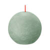 Rustiek bolkaars shine diameter76 jade green