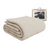 HappyBed Taupe 200x200 - Wasbaar dekbed zonder overtrek - Bedrukt dekbed zonder hoes