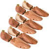 tectake - 3 paar schoenspanners van cederhout 37-38 - 403286