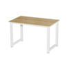 Bureau tafel - keukentafel - 110 cm breed - bruin wit