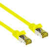 Cat 7 - S/FTP - Netwerkkabel - Patchkabel - Afgeschermd - 10 Gbps - 3 meter – Geel - Allteq