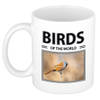 Foto mok Baardmannetje vogel beker - birds of the world cadeau Baardmannetjes liefhebber - feest mokken