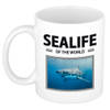 Foto mok Haai beker - sealife of the world cadeau Haaien liefhebber - feest mokken