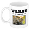 Foto mok Luipaard mok / beker - wildlife of the world cadeau Luipaarden liefhebber - feest mokken