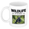 Foto mok Gorilla aap mok / beker - wildlife of the world cadeau Gorillas liefhebber - feest mokken