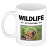 Foto mok Eekhoorn mok / beker - wildlife of the world cadeau Eekhoorns liefhebber - feest mokken