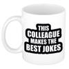 The best jokes koffiemok / theebeker wit - kantoorhumor - cadeau collega - feest mokken