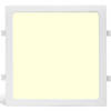 LED Paneel - Downlight - Aigi - Warm Wit 3000K - 24W - 30x30 - Inbouw - Vierkant - Wit - Flikkervrij