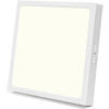 LED Paneel - Downlight - Aigi - Natuurlijk Wit 4000K - 24W - 30x30 - Opbouw - Vierkant - Wit - Flikkervrij