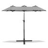 MaxxGarden Stokparasol - XXL Parasol - 300 x 150cm (antraciet)