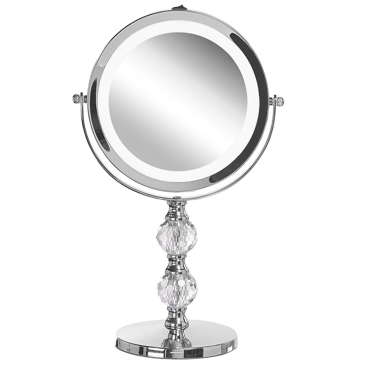 Beliani CLAIRA make-up spiegel zilver