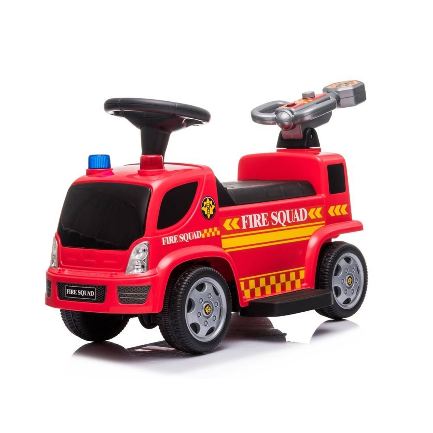 Elektrische kinderauto brandweerauto brandweer spuitwagen tot 20kg max 1-3 km-h