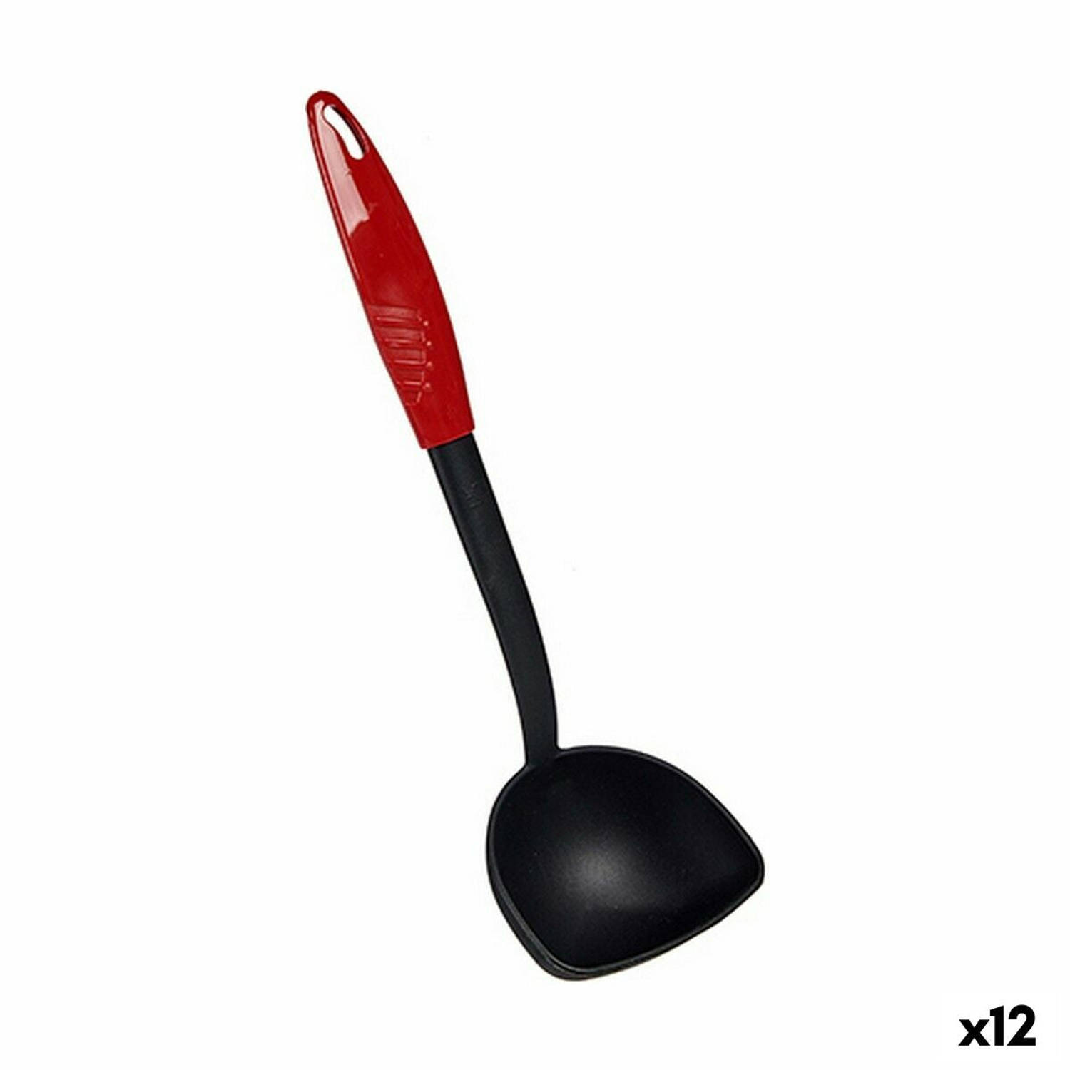 vat Gevaar Arab Pollepel Plastic Rood Zwart Nylon (6,5 x 30,5 x 9 cm) (12 Stuks) | Blokker