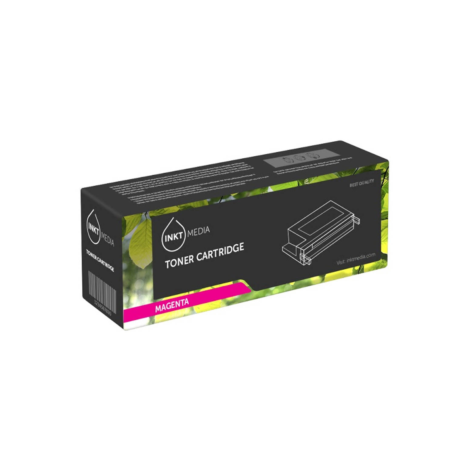 Inktmedia® - Laser Toner - Geschikt Dell 3110cn/3110 toner magenta