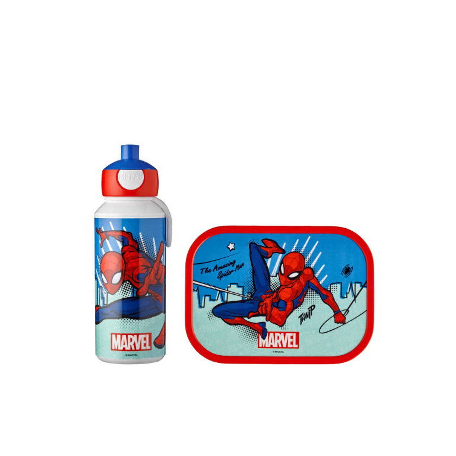 Mepal Lunchset (Schoolbeker & Lunchbox) Campus Pop-Up Spiderman